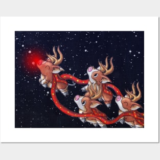 Santa's Backups Posters and Art